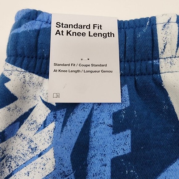 Nike Sportswear All Over Print Shorts Blue White DM6885-407 Men’s Size 2XL NWT - Picture 7 of 13